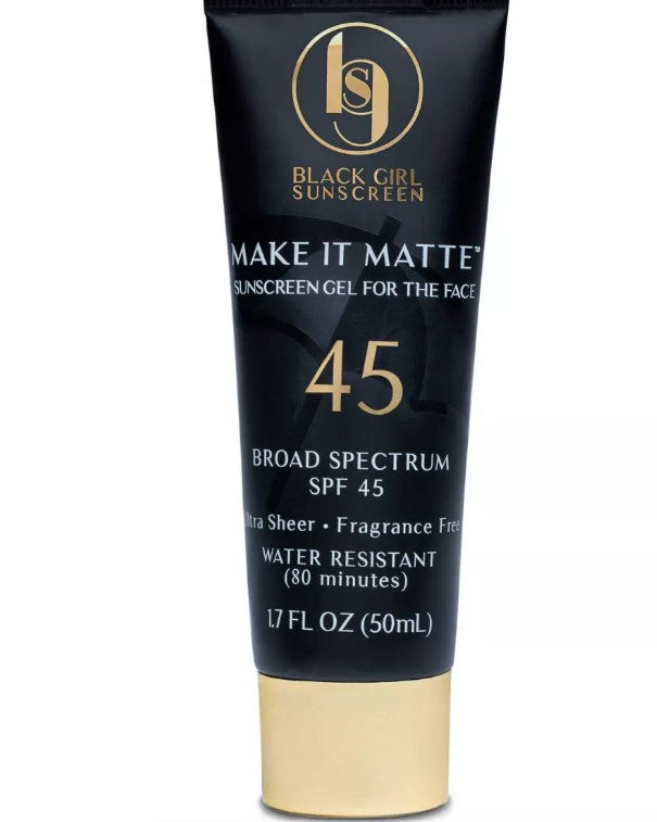Black Girl Sunscreen Make It Matte Sunscreen - SPF 45 - 1.7 Fl Oz - Bellso